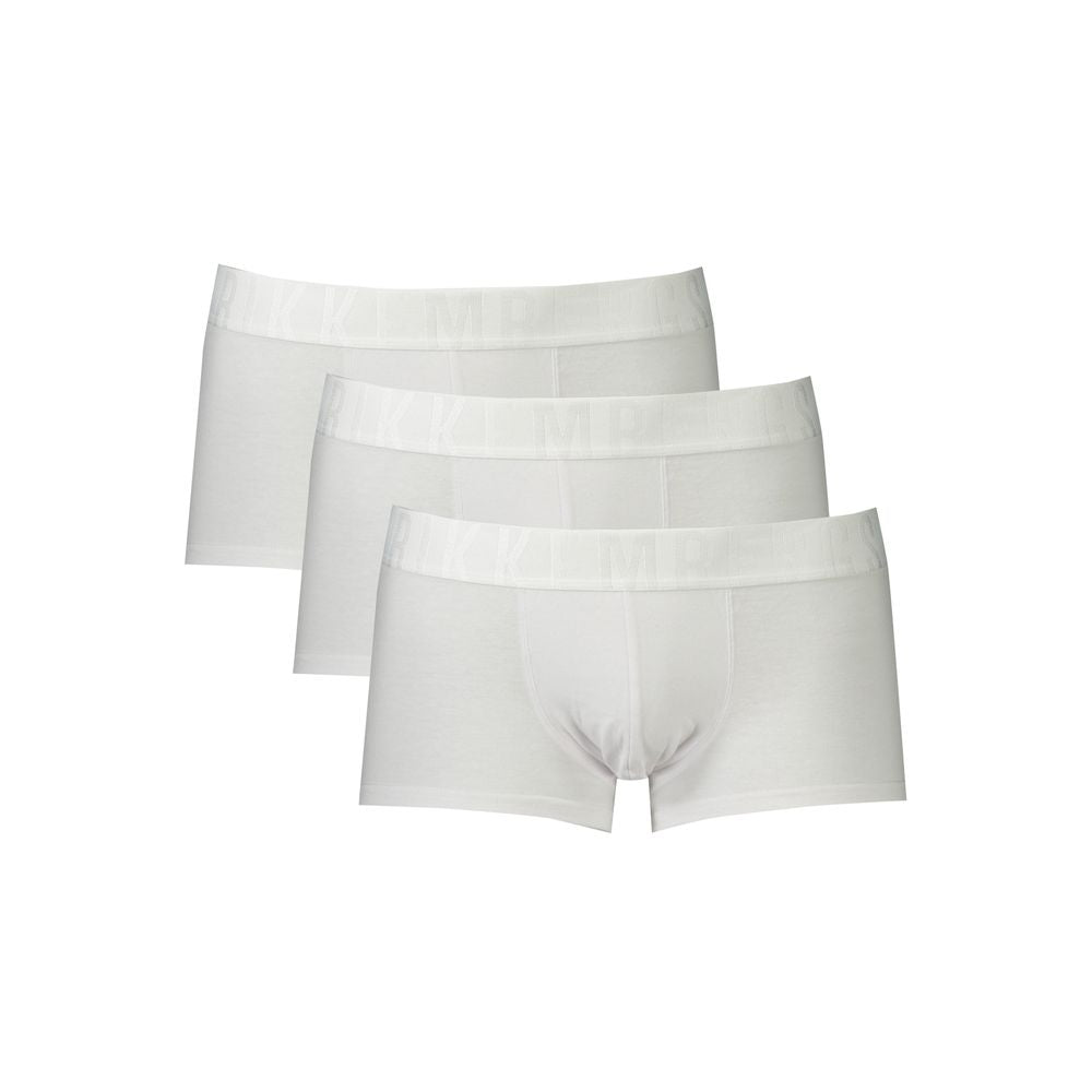 Bikkembergs White Polyester Men Boxer -   -  Bikkembergs.