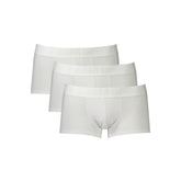 Bikkembergs White Polyester Men Boxer -   -  Bikkembergs.