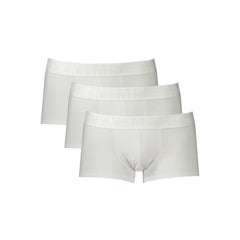 Bikkembergs White Polyester Men Boxer -   -  Bikkembergs.