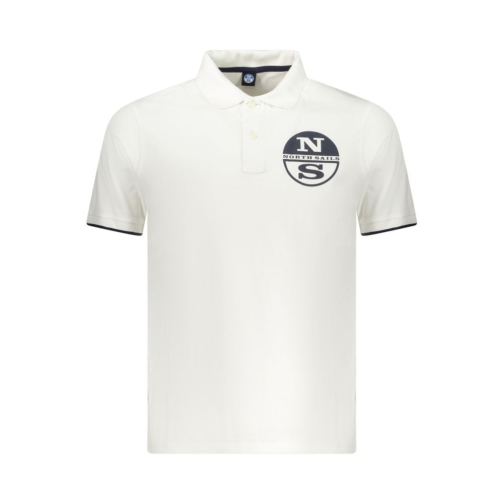 North Sails White Cotton Men Polo Shirt -   -  North Sails.