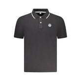 North Sails Black Cotton Mens Polo Shirt -   -  North Sails.