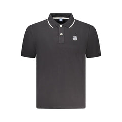 North Sails Black Cotton Mens Polo Shirt -   -  North Sails.