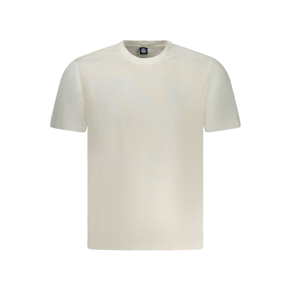 North Sails White Cotton Men T-Shirt -   -  North Sails.