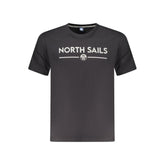North Sails Black Cotton Men T-Shirt -   -  North Sails.