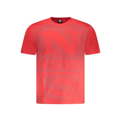 North Sails Red Cotton Men T-Shirt -   -  North Sails.