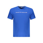 North Sails Blue Cotton Men TShirt -   -  North Sails.