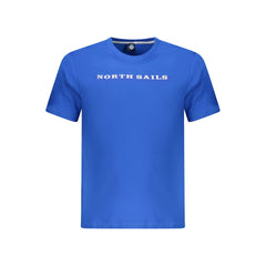 North Sails Blue Cotton Men TShirt -   -  North Sails.