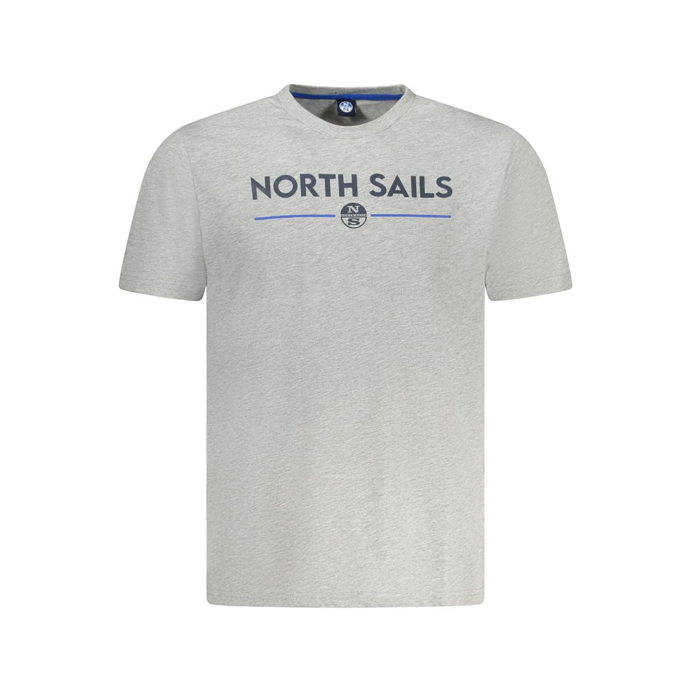 North Sails Brown Cotton Men T-Shirt -   -  North Sails.