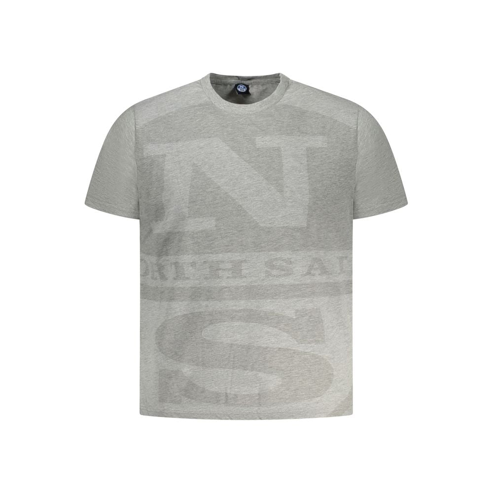 North Sails Brown Cotton Men T-Shirt -   -  North Sails.