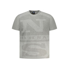 North Sails Brown Cotton Men T-Shirt -   -  North Sails.