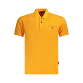 Napapijri Orange Cotton Men Polo Shirt -   -  Napapijri.