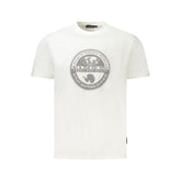 Napapijri White Cotton Men T-Shirt -   -  Napapijri.