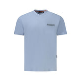 Napapijri Light Blue Cotton Men T-Shirt -   -  Napapijri.