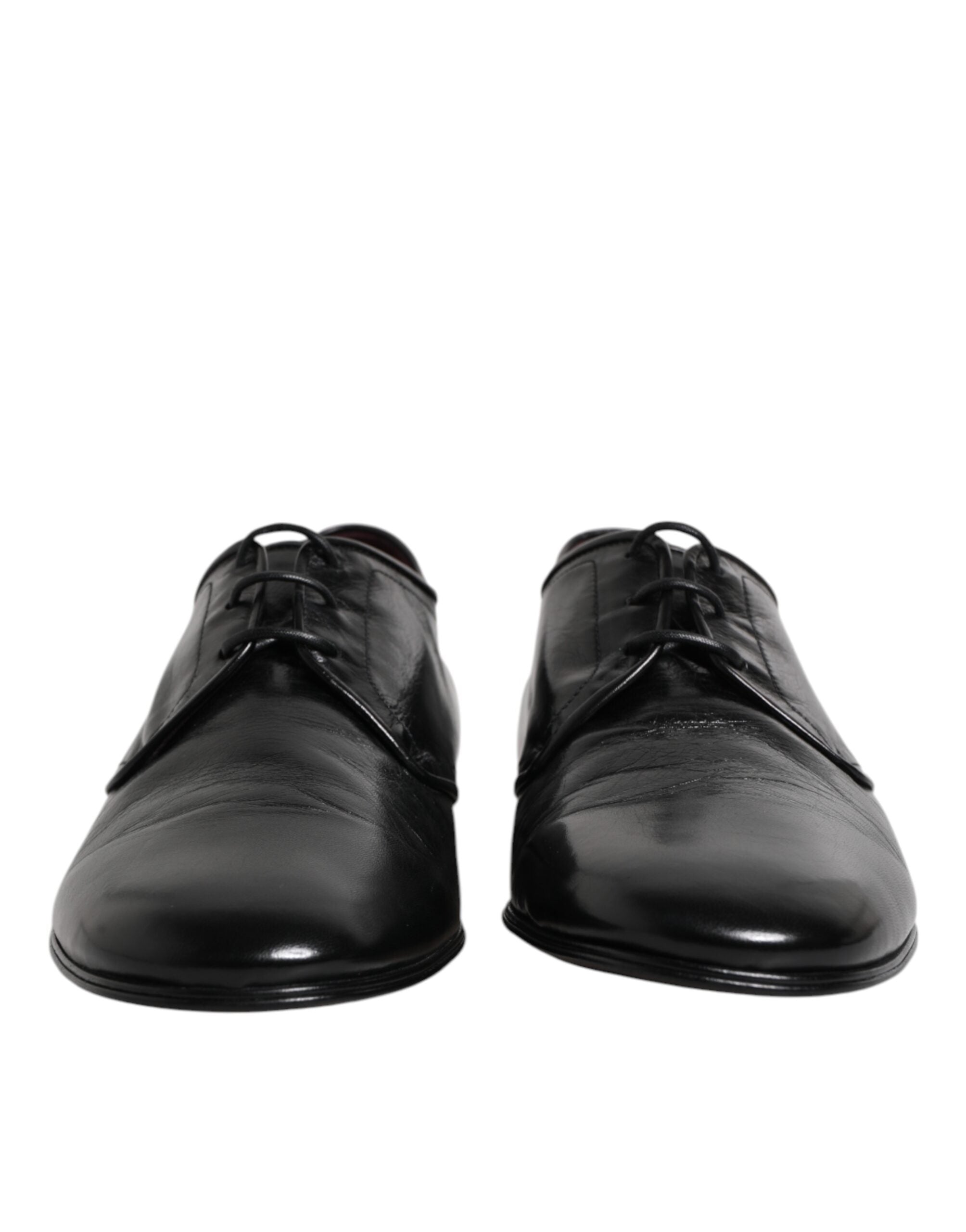 Dolce & Gabbana Black Leather Lace Up Derby Dress Formal Shoes -   -  Dolce & Gabbana. Dolce & Gabbana Black Leather Lace Up Derby Dress Formal Shoes -   -  Dolce & Gabbana.