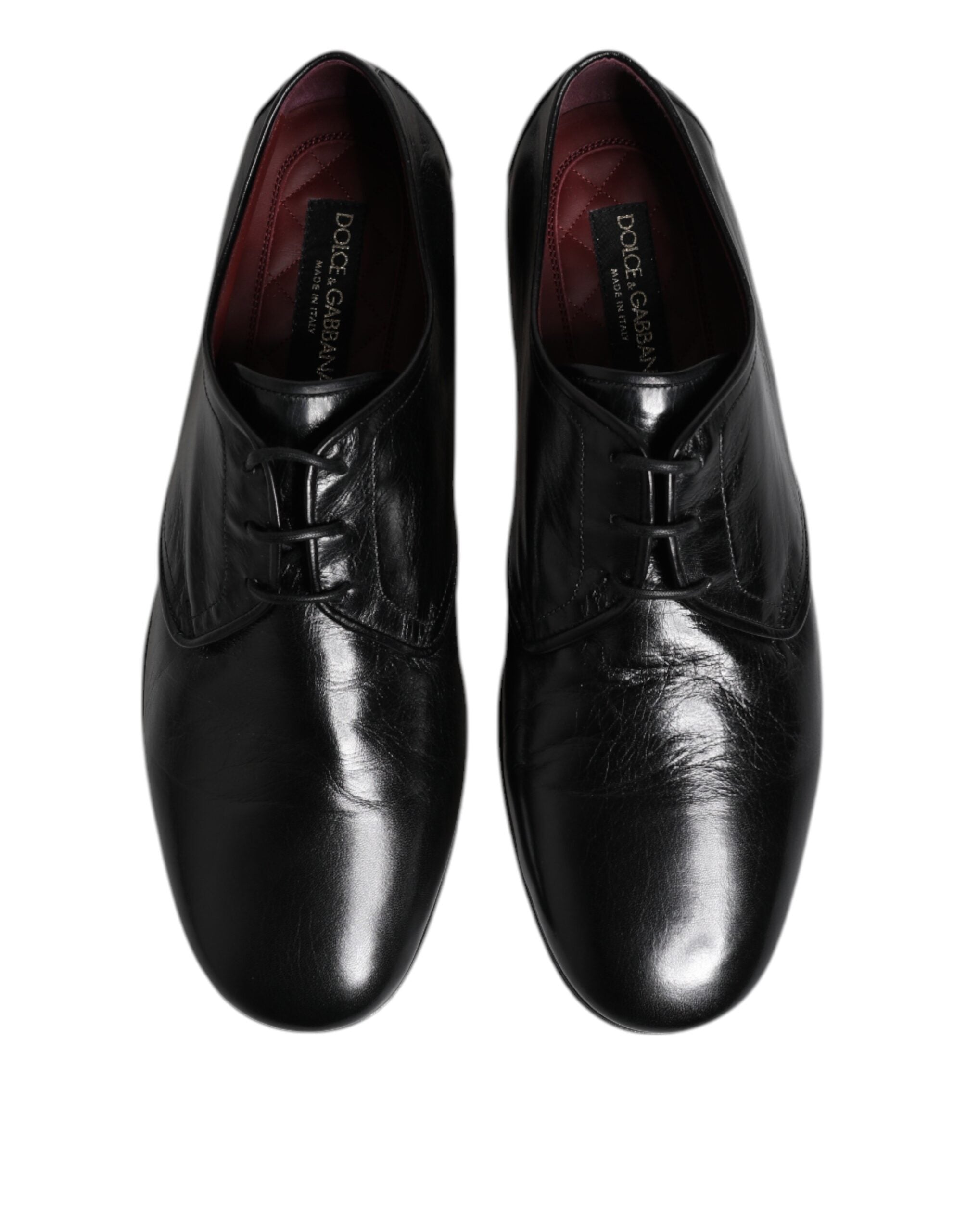 Dolce & Gabbana Black Leather Lace Up Derby Dress Formal Shoes -   -  Dolce & Gabbana. Dolce & Gabbana Black Leather Lace Up Derby Dress Formal Shoes -   -  Dolce & Gabbana.