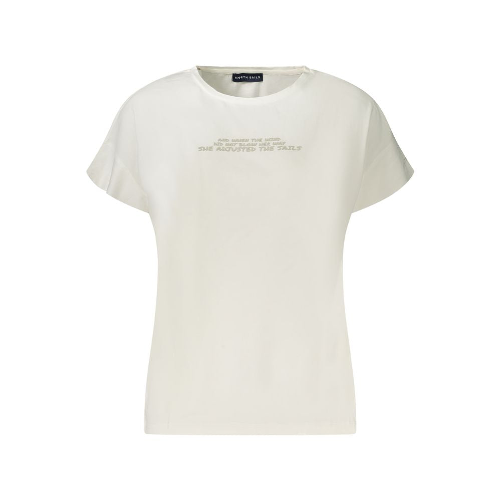 North Sails White Cotton Tops & T-Shirt -   -  North Sails.