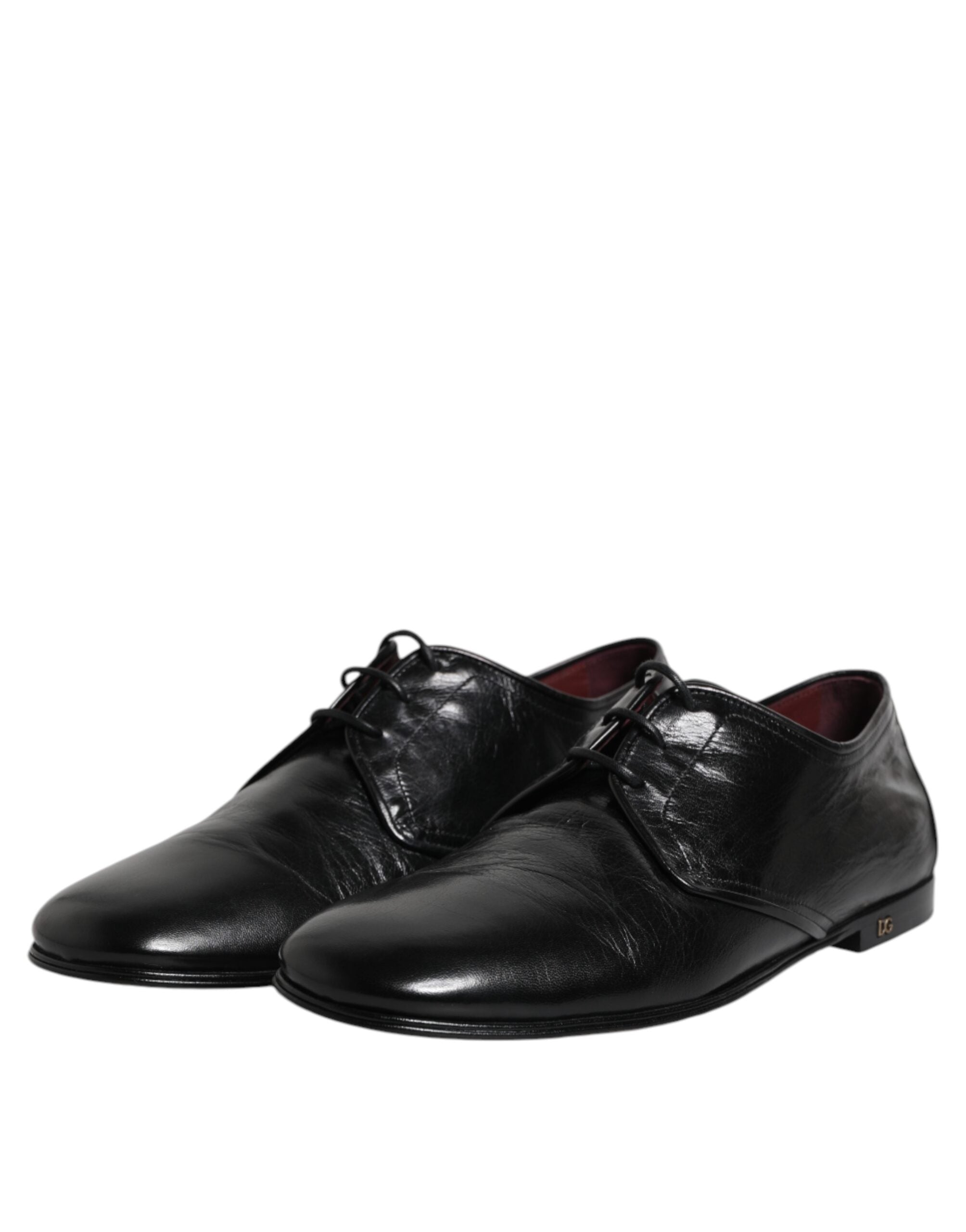 Dolce & Gabbana Black Leather Lace Up Derby Dress Formal Shoes -   -  Dolce & Gabbana. Dolce & Gabbana Black Leather Lace Up Derby Dress Formal Shoes -   -  Dolce & Gabbana.