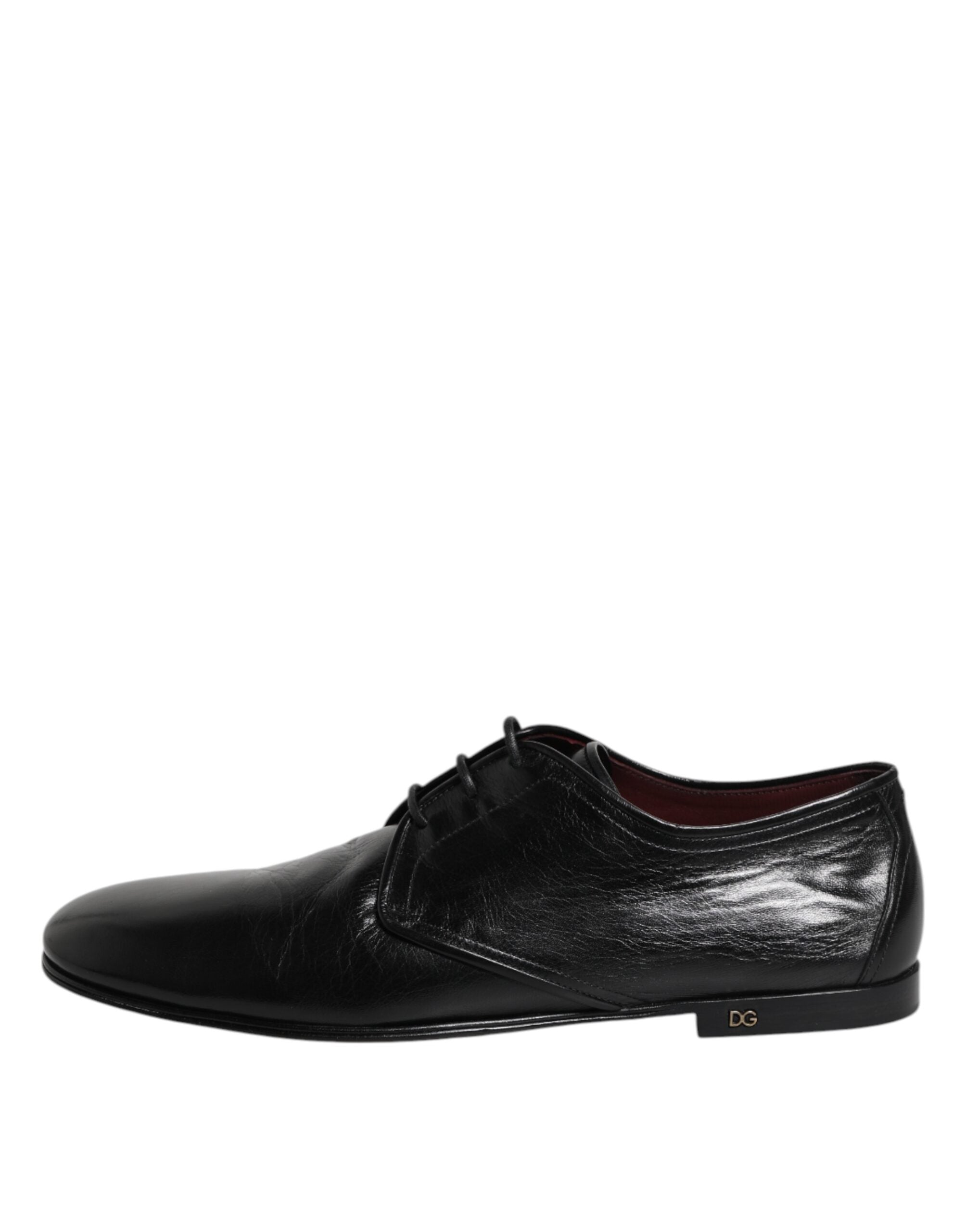 Dolce & Gabbana Black Leather Lace Up Derby Dress Formal Shoes -   -  Dolce & Gabbana. Dolce & Gabbana Black Leather Lace Up Derby Dress Formal Shoes -   -  Dolce & Gabbana.
