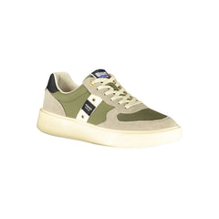 Blauer Green Leather Men Sneaker -   -  Blauer.