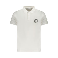 Trussardi White Cotton Men Polo Shirt -   -  Trussardi.