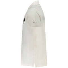 Trussardi White Cotton Men Polo Shirt -   -  Trussardi.