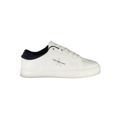 Calvin Klein White Leather Men Sneaker -   -  Calvin Klein.