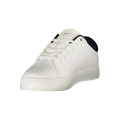 Calvin Klein White Leather Men Sneaker -   -  Calvin Klein.