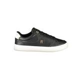 Tommy Hilfiger Black Leather Women Sneaker -   -  Tommy Hilfiger.