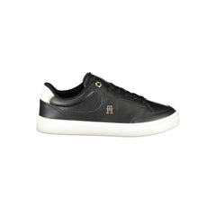 Tommy Hilfiger Black Leather Women Sneaker -   -  Tommy Hilfiger.