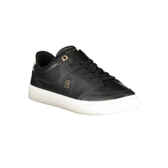 Tommy Hilfiger Black Leather Women Sneaker -   -  Tommy Hilfiger.