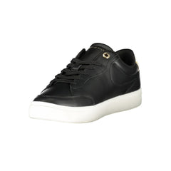 Tommy Hilfiger Black Leather Women Sneaker -   -  Tommy Hilfiger.