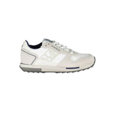 Napapijri White Leather Men Sneaker -   -  Napapijri.