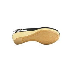 Tommy Hilfiger Black Leather Women Sandal -   -  Tommy Hilfiger.