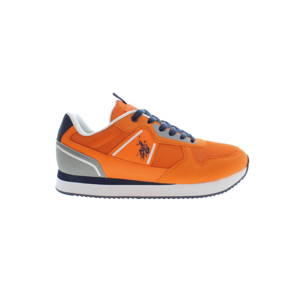 U.S. POLO ASSN. Orange Polyester Men Sneaker -   -  U.S. POLO ASSN..