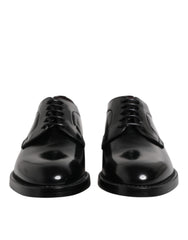 Dolce & Gabbana Black Leather Lace Up Derby Dress Formal Shoes -   -  Dolce & Gabbana.