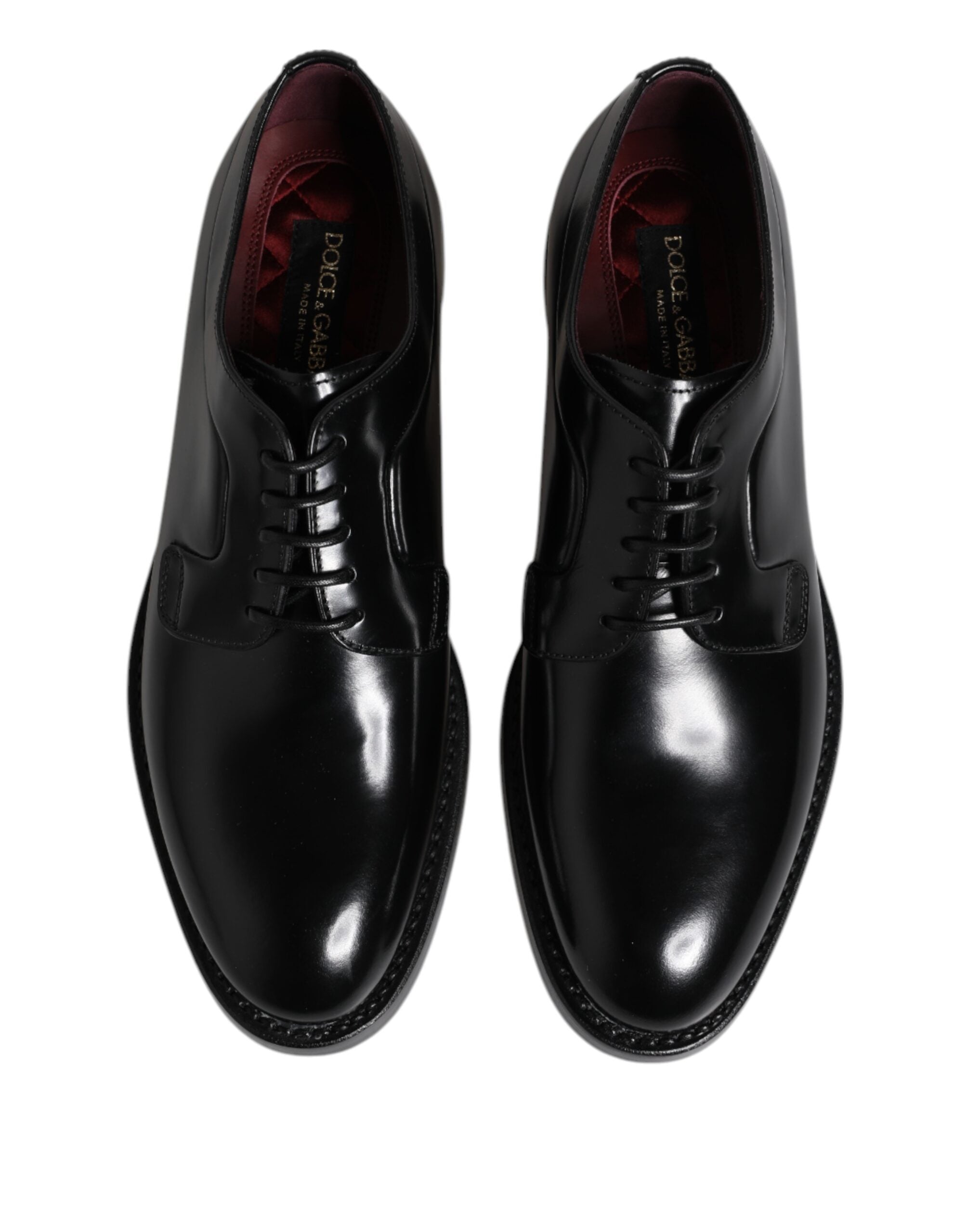 Dolce & Gabbana Black Leather Lace Up Derby Dress Formal Shoes -   -  Dolce & Gabbana. Dolce & Gabbana Black Leather Lace Up Derby Dress Formal Shoes -   -  Dolce & Gabbana.