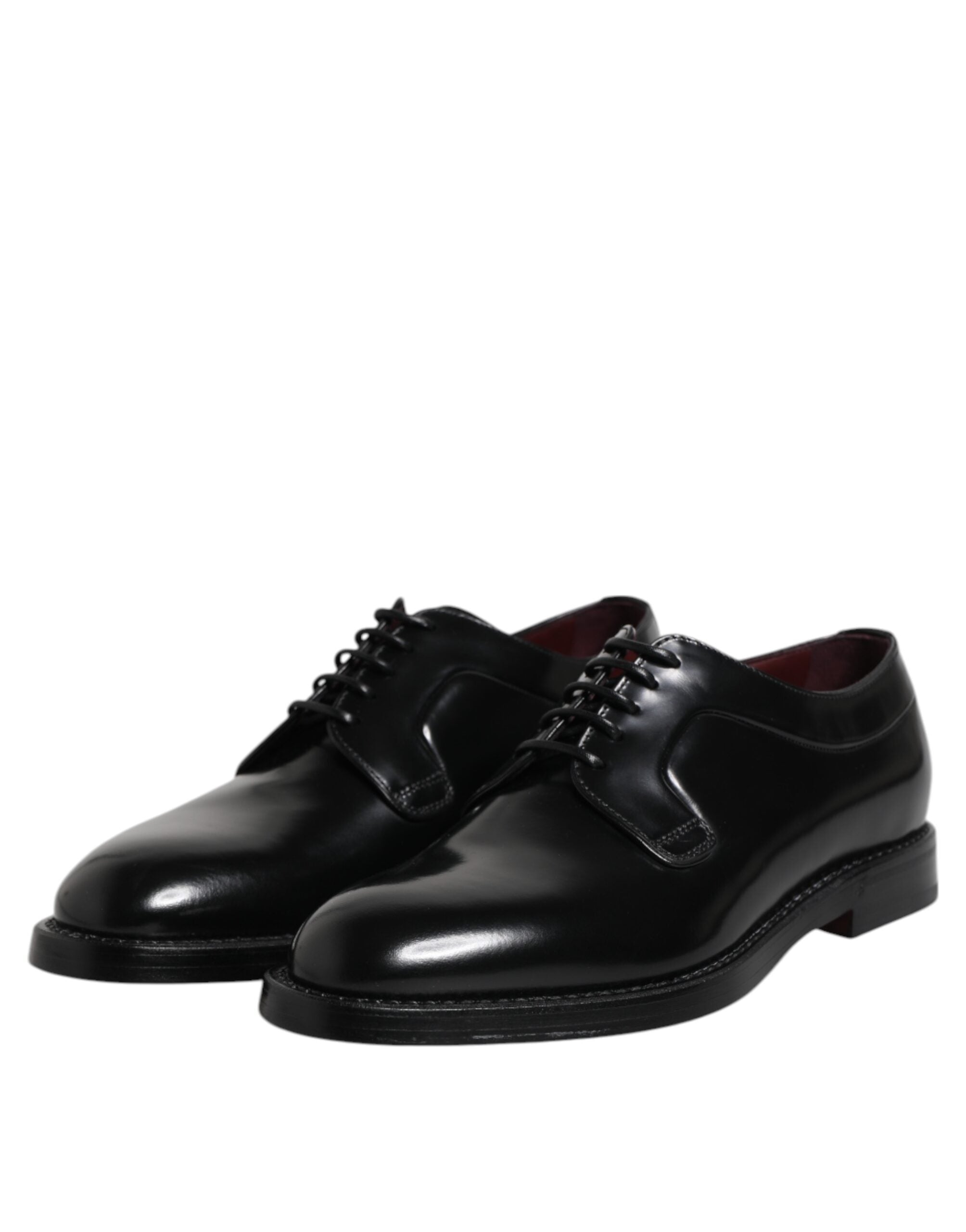 Dolce & Gabbana Black Leather Lace Up Derby Dress Formal Shoes -   -  Dolce & Gabbana. Dolce & Gabbana Black Leather Lace Up Derby Dress Formal Shoes -   -  Dolce & Gabbana.
