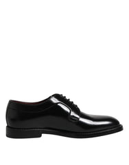 Dolce & Gabbana Black Leather Lace Up Derby Dress Formal Shoes -   -  Dolce & Gabbana.