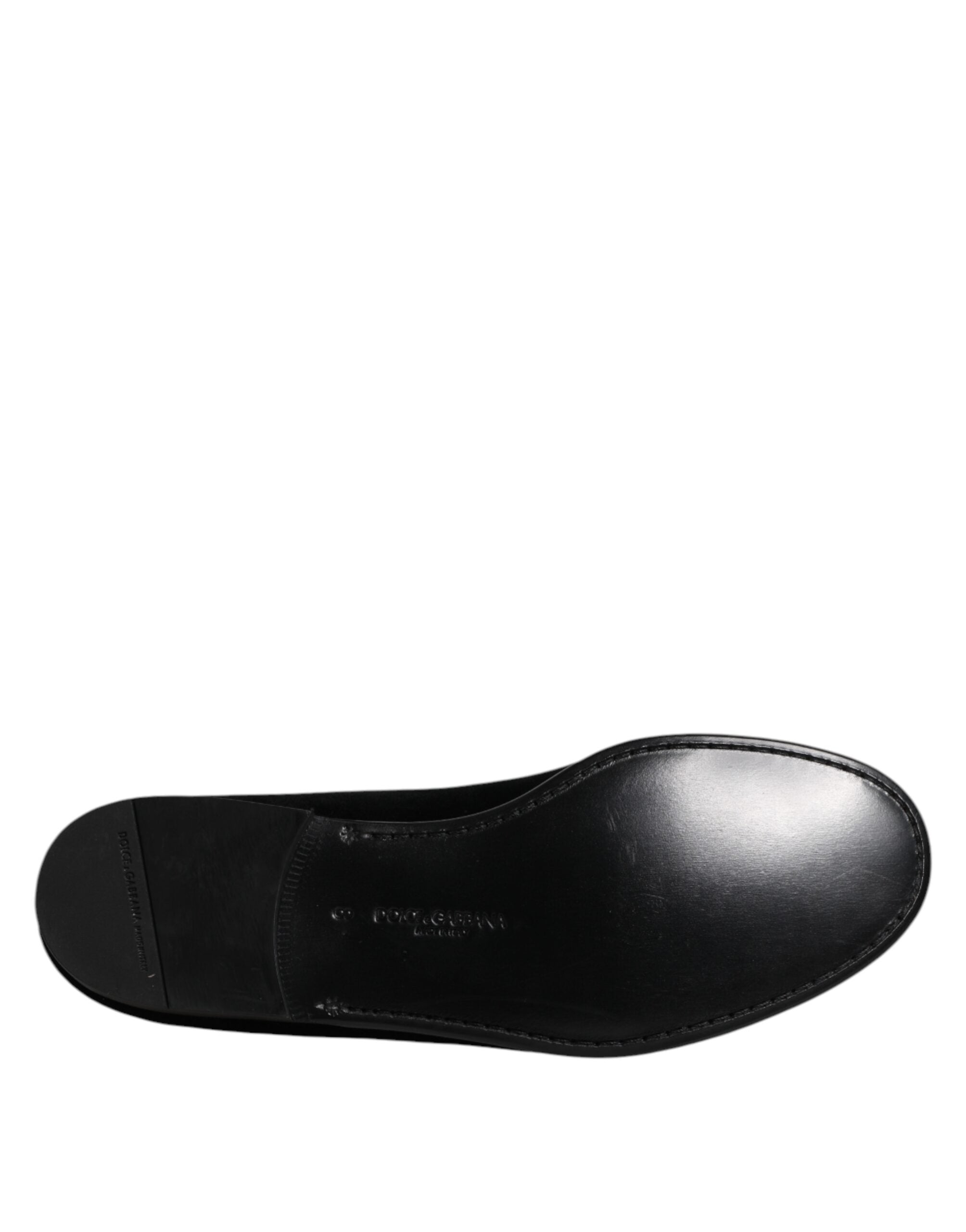 Dolce & Gabbana Black Velvet Slip On Loafers Formal Shoes -   -  Dolce & Gabbana. Dolce & Gabbana Black Velvet Slip On Loafers Formal Shoes -   -  Dolce & Gabbana.