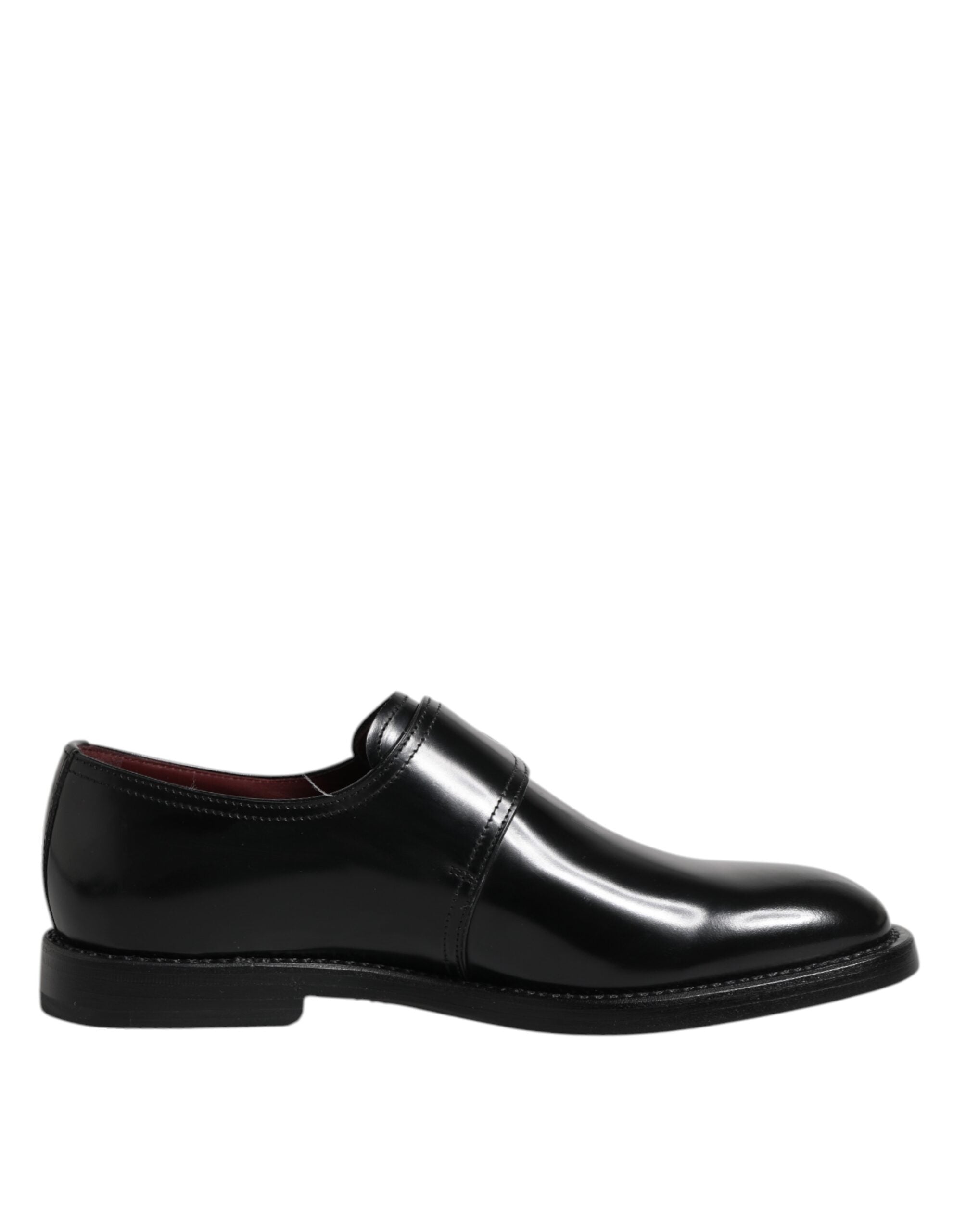 Dolce & Gabbana Black Leather Monk Strap Derby Formal Shoes -   -  Dolce & Gabbana. Dolce & Gabbana Black Leather Monk Strap Derby Formal Shoes -   -  Dolce & Gabbana.