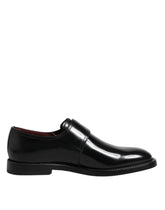 Dolce & Gabbana Black Leather Monk Strap Derby Formal Shoes -   -  Dolce & Gabbana.