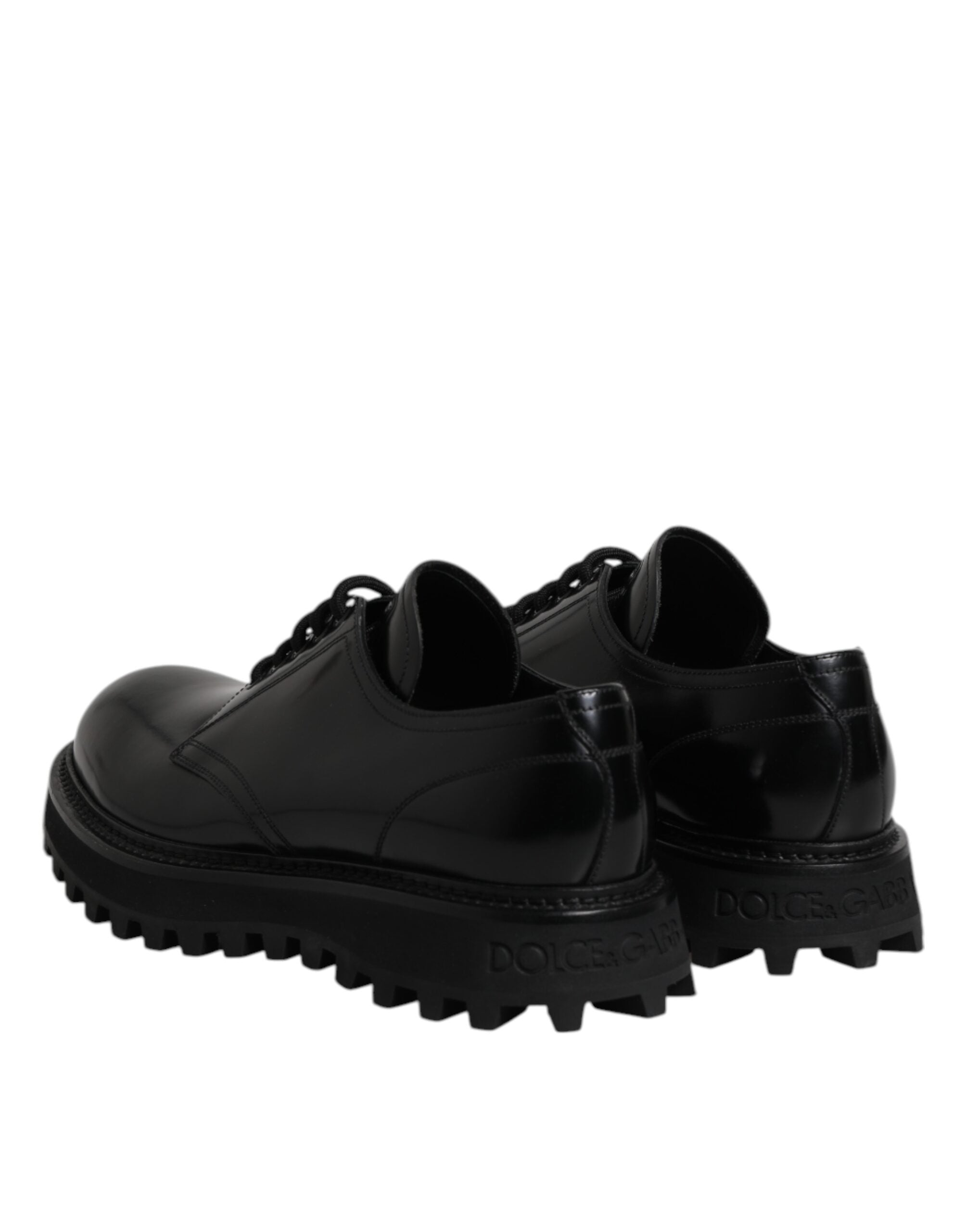 Dolce & Gabbana Black Leather Lace Up Derby Men Dress Shoes -   -  Dolce & Gabbana. Dolce & Gabbana Black Leather Lace Up Derby Men Dress Shoes -   -  Dolce & Gabbana.