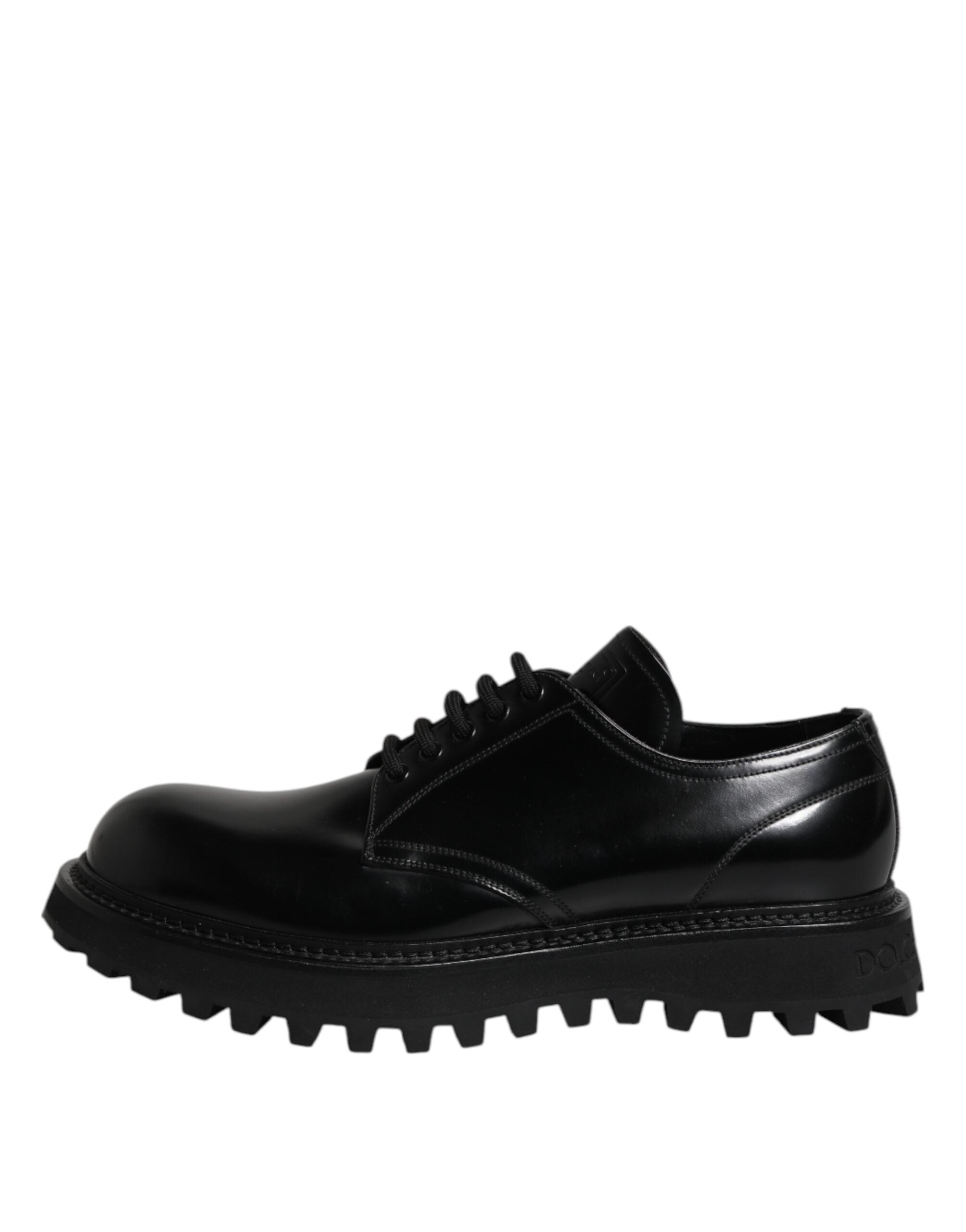 Dolce & Gabbana Black Leather Lace Up Derby Men Dress Shoes -   -  Dolce & Gabbana. Dolce & Gabbana Black Leather Lace Up Derby Men Dress Shoes -   -  Dolce & Gabbana.