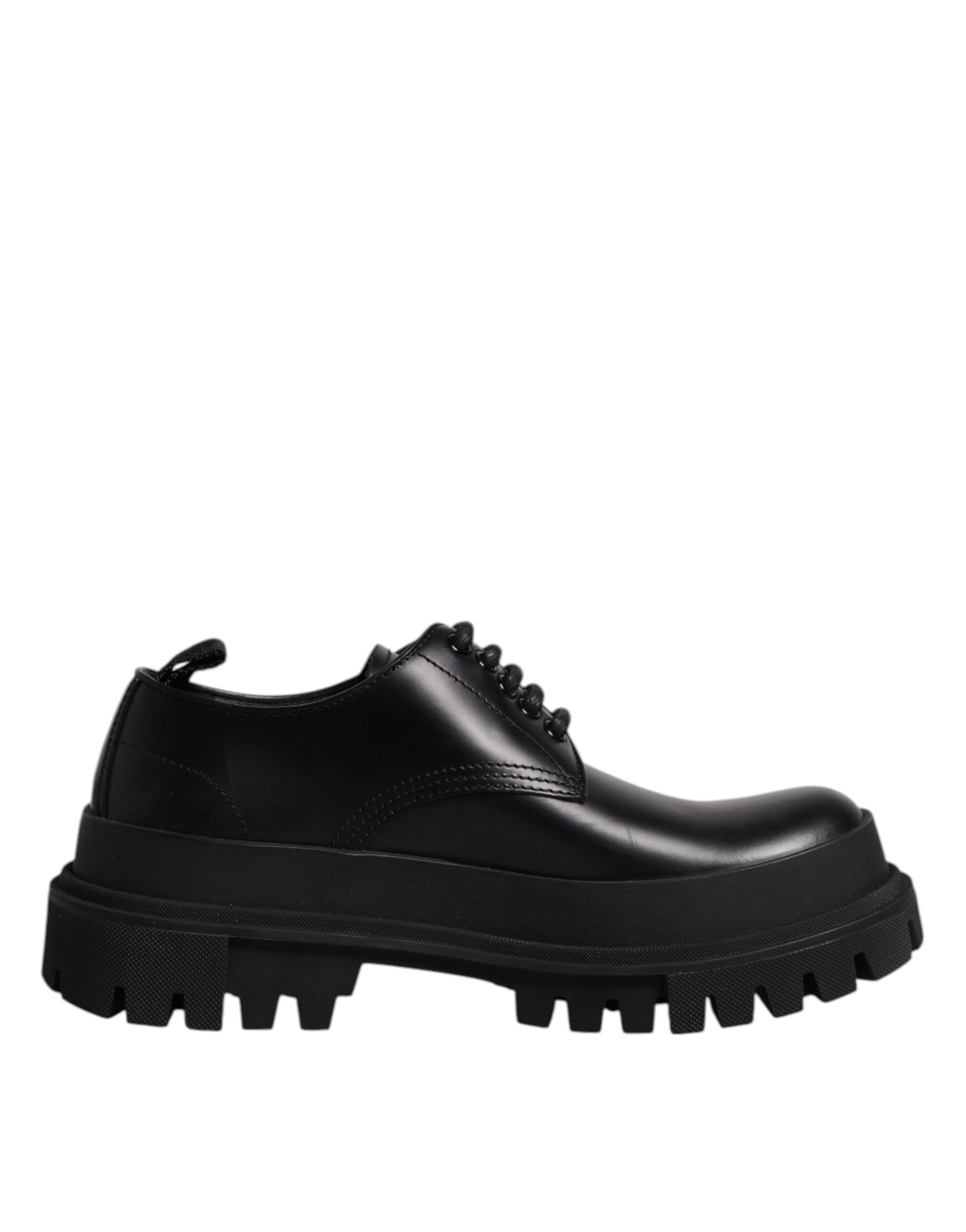 Dolce & Gabbana Black Leather Lace Up Derby Men Dress Shoes -   -  Dolce & Gabbana. Dolce & Gabbana Black Leather Lace Up Derby Men Dress Shoes -   -  Dolce & Gabbana.