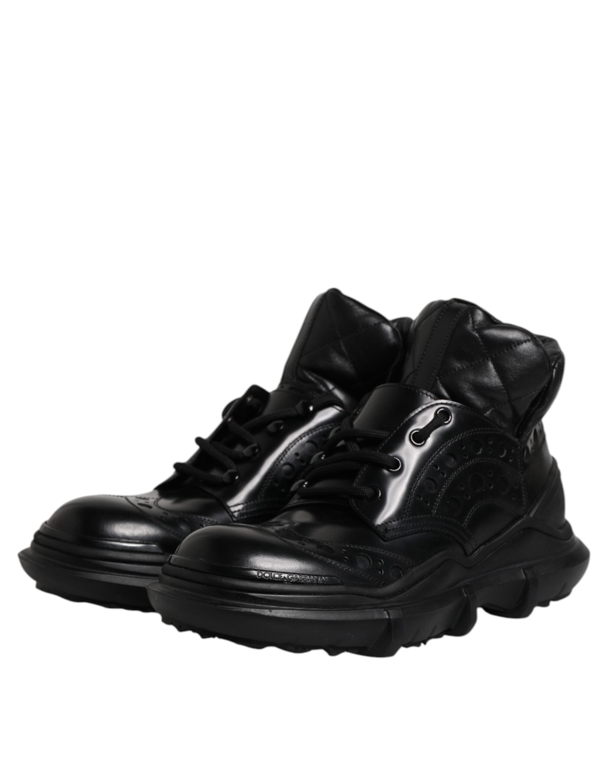 Dolce & Gabbana Black Leather Casual Mens Ankle Boots Shoes -   -  Dolce & Gabbana. Dolce & Gabbana Black Leather Casual Mens Ankle Boots Shoes -   -  Dolce & Gabbana.