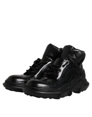 Dolce & Gabbana Black Leather Casual Mens Ankle Boots Shoes -   -  Dolce & Gabbana.