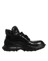 Dolce & Gabbana Black Leather Casual Mens Ankle Boots Shoes -   -  Dolce & Gabbana.