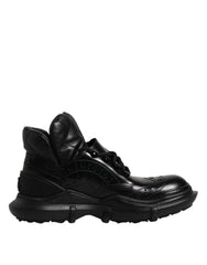 Dolce & Gabbana Black Leather Casual Mens Ankle Boots Shoes -   -  Dolce & Gabbana.