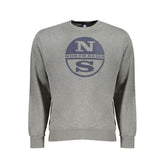 North Sails Gray Cotton Men Sweater -   -  North Sails.