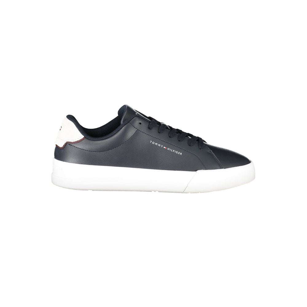 Tommy Hilfiger Blue Leather Men Sneaker -   -  Tommy Hilfiger.